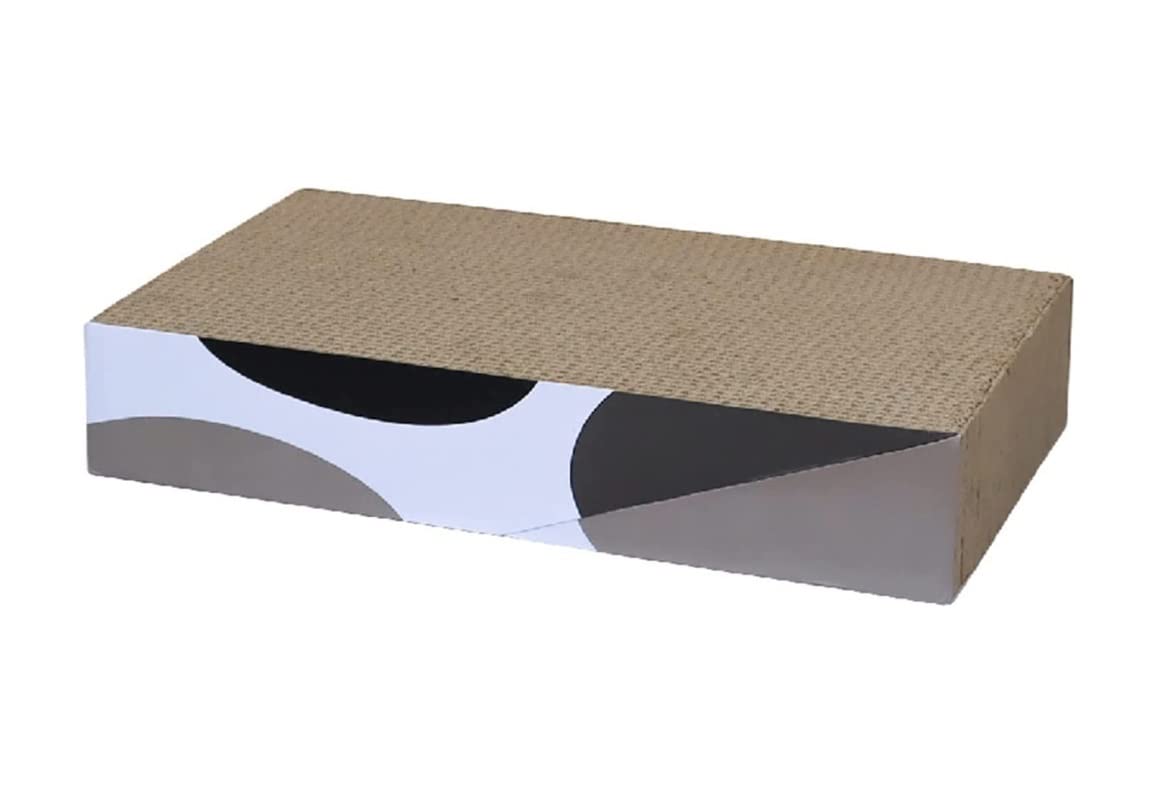 Rascadores para Gatos Almohadilla De Rascado Corrugado para Cama De Salón De Cartón Reversible Duradera para Que Los Gatos Descansen, Muelan Las Garras Y Jueguen Afilador de uñas para Mascotas