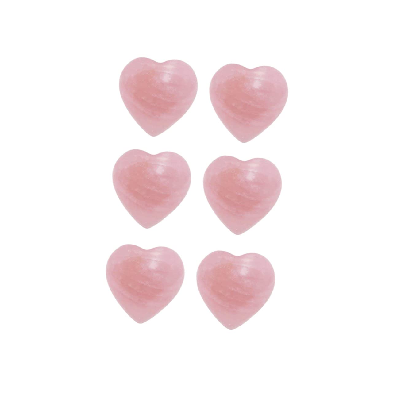 Lurrose 30stücke Herz Ornamente Aus Kristall Liebe Form Von Deko Für Hochzeiten Zuhause Partys Und Geschäfte Rosa