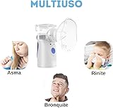 HANGAR TREZE Nebulizador Portátil Ultrassônico - Tratamento Respiratório Eficaz para Asma e Sinusite - Silencioso e Compacto - Tecnologia Avançada - Fácil Utilização - Ideal para... glide