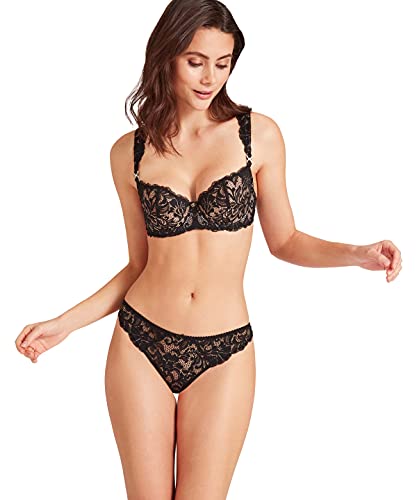 Preisvergleich Produktbild Aubade Damen Mon Bijou Demi BH, Schwarze Perle, 80E