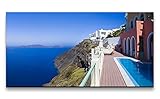 Paul Sinus 120x60cm Wandbild – Idylle am Meer – Natur, Exklusivität, Architektur