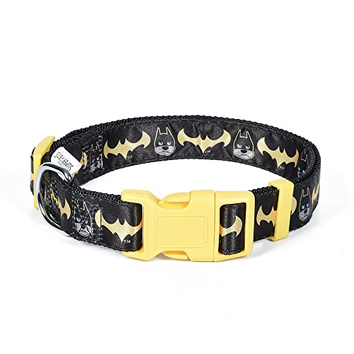 Ropa, Pet Products DC Comics League of Super-Pets Ace Batman - Collar para Perro Grande, con Licencia Oficial de la Liga de Supermascotas de DC | Collar Grande para Perro DC...