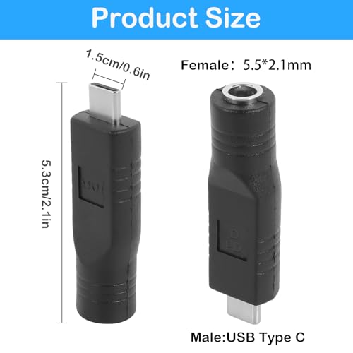 Cable adaptador USB C a DC para Starlink Mini, pack 2 miniatura 2