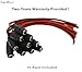 AimHD 20 Pack Female Power Pigtail DC 5.5mm x 2.1mm Connectors Upgraded AWG for CCTV Surveillance Security Camera System and Led Strips Transformer Connection