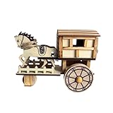 caleche boisvert 【Décoration polyvalente】 : Utilisé comme décoration intérieure ou comme objet d'artisanat moderne, ce kit de construction de maquettes s'intègre parfaitement aux d'intérieur traditionnels et modernes.