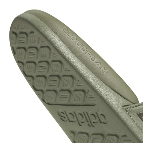 adidas Unisex-Adult Adilette Comfort 2.0, TentGreenOliveStrataTentGreen, 12 by adidas - Used condition - Image 5
