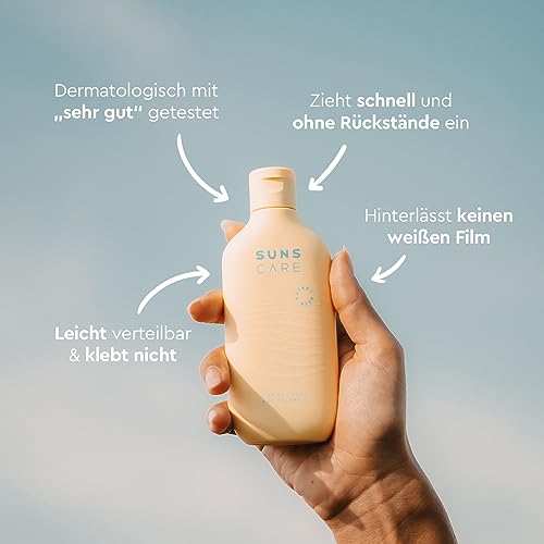 Foto von SUNS THIRTY POCKETSIZE | Premium Sonnencreme LSF 30 | ohne Mikroplastik | vegan | Handgepäck-konform | Gesicht und Körper | nicht fettend | 90ml (Pacific Ocean)