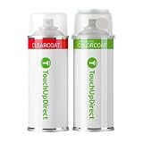 TouchUpDirect Car Paint Touch Up Spray Kit – Compatible with Chevrolet GAN/WA636R Quicksilver Metallic Exact Match Auto Paint Kit with Car Color Spray and Clearcoat, for Repainting or Scratch Repair, Essential Kit