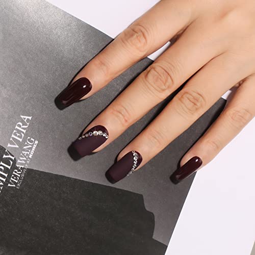 Maychao 15Ml Gel Nail Polish 1Pc Deep Cherry Red Nail Polish Soak Off Uv Led Nail Gel Polish Nail Art Starter Manicure Salon Diy At Home, 0.5 Oz #TOP7