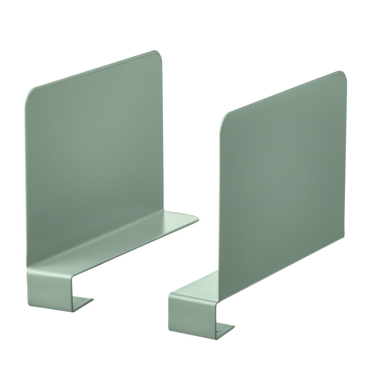 RELATERA Bookends – Light Greenish Gray, Set of 2 Pieces