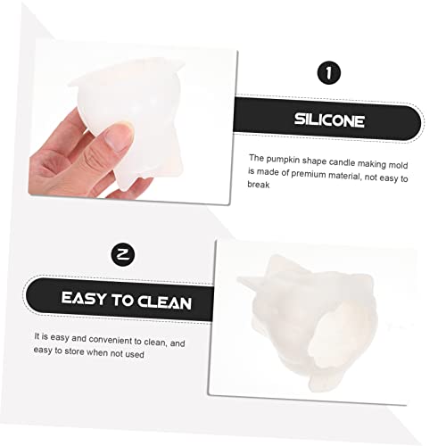 KICHOUSE Moldes de enfeite de resina de silicone de abóbora moldes de silicone de chocolate moldes d