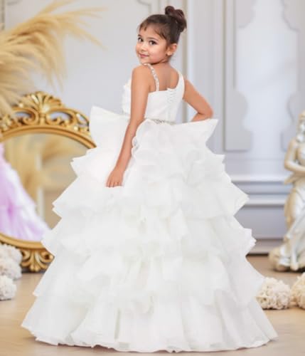 LTW Organza Pageant Dresses for Girls One Shoulder Princess Ball Gown for Sweet 16 Quinceanera4