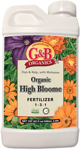 G&B Organic High Bloome Liquid Fertilizer, 1 Gal
