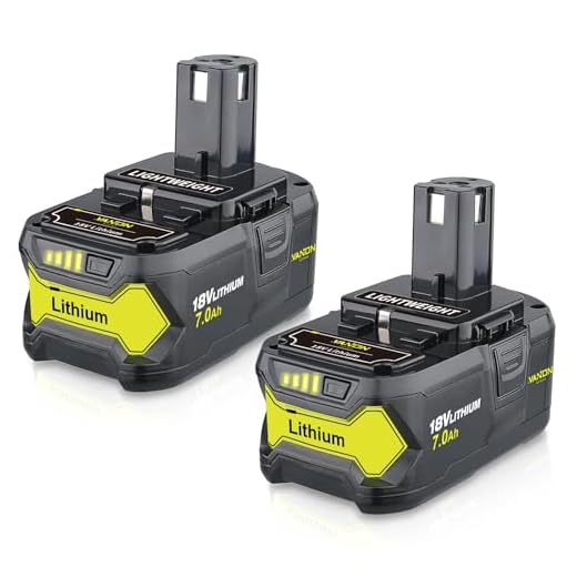 VANON 7.0Ah P108 18v Replacement for ryobi 18v Battery 2 Pack Lithium Ion High Capacity Batteries Compatible with P108 P102 P103 P104 P105 P106 P107 P109 P122 BPL18151 BPL1820 Cordless Tool