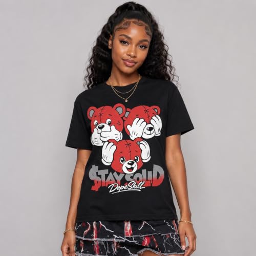 Image of DopeSkill Graphic Tee Streetwear Hip Hop Hypebeast Street Style Unisex T-Shirt Sneaker Colour Matching Shirts Cute Graphic