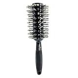 Phillips Brush Luxe Monster Vent 4 Professional Hair Brush (2.75” Diameter Barrel) – Black & Rose Gold Vented Hairbrush with Nylon Reinforced Boar Hair Bristles, Ergonomic Rubber Grip