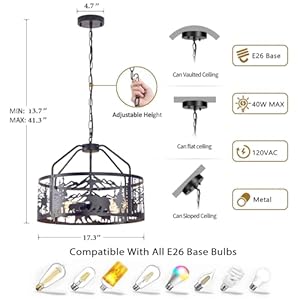 Farmhouserusticceilinglightfixturemodernblackmetalchandelierlightfixturewithbearanddeerdesignadjustableheightperfectsforkitchenlivingroomhallwayfoyerentrywaylighting  Urban Country Home Decor Farmhouse rustic ceiling light fixture modern black metal chandelier light fixture with bear and deer design adjustable height perfects for kitchen living room hallway foyer entryway lighting  urban country home decor