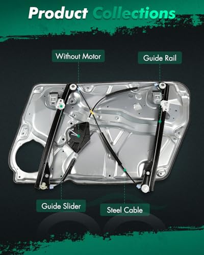 Image of SCITOO Power Window Regulator Without Motor for Volkswagen for Passat