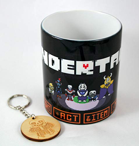 Taza y llavero Undertale