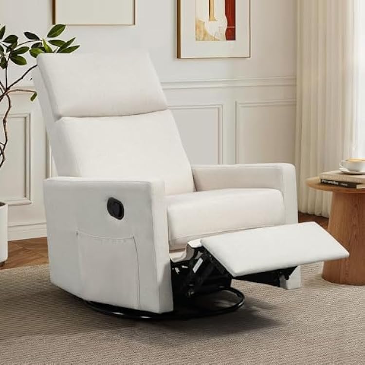 Parker Living Monarch Recliner Swivel Glider Bonded Leather