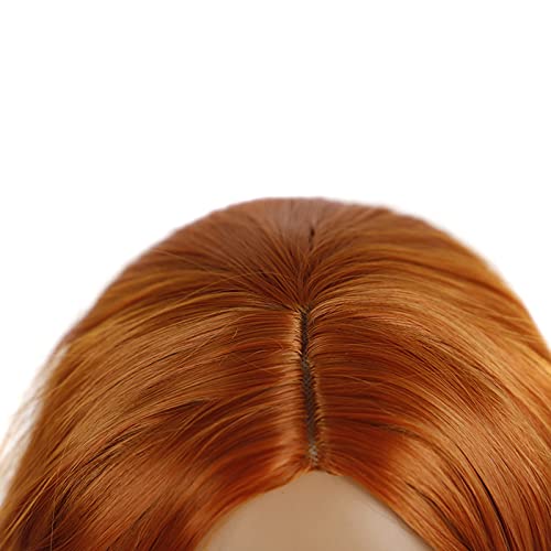 Perruque longue bouclée anime à coiffure couleur volumineuse - 5