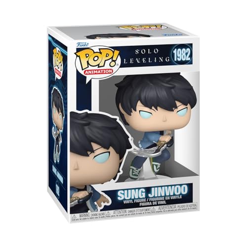 Funko Pop! Animation: Solo Leveling - Sung Jinwoo - 1/6 de Probabilidades de Obtener la RARA Variante Chase - Figura de Vinilo Coleccionable - Idea de Regalo - Mercancia Oficial - Anime Fans