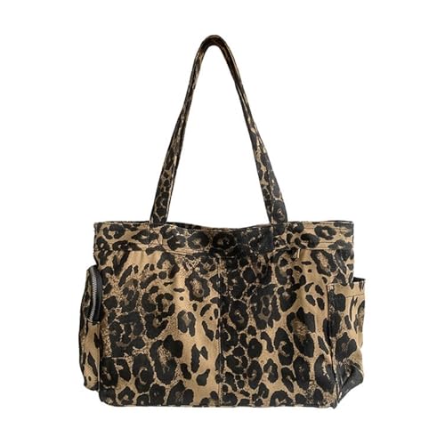 Sac à bandoulière léopard pour femme grand format qui allège le quotidien