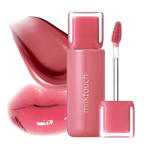 mliktouch Jelly Lip Glow Tint - Hydrating Gloss with Long-Lasting Moisture, Lightweight, Radiant Shine, Perfect for Daily Use, Valentines Gifts, Korean Tint (04 Mute-Ficial Plum)
