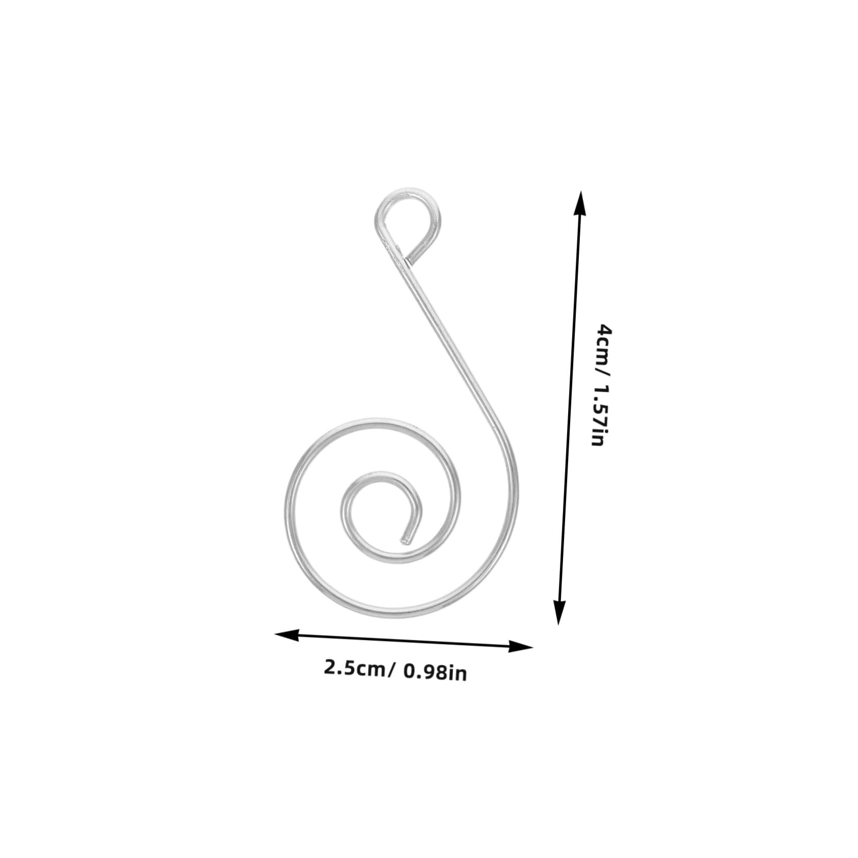 Zerodeko 50pcs Stainless Steel Christmas Ornament Hooks Versatile S-Hooks for Tree Decoration Jewelry Crafting and Chandelier Hanging Wire Hangers for Holiday Decor