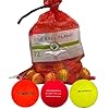 Golf Ball Planet 72 Colored Used Golf Balls in Mesh Bag 3A/2A Condition