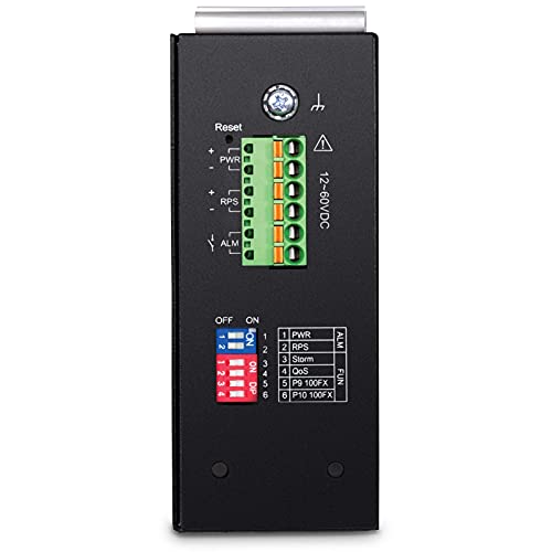 Image of TRENDnet 10-Port Industrial Gigabit L2 Managed DIN-Rail Switch, 8 X Gigabit, 2 X SFP Slots, DIN-Rail Mount, IP30, Vlan, Qos, Lacp, STP /Rstp, Bandwidth Management, TI-G102i (Renewed)