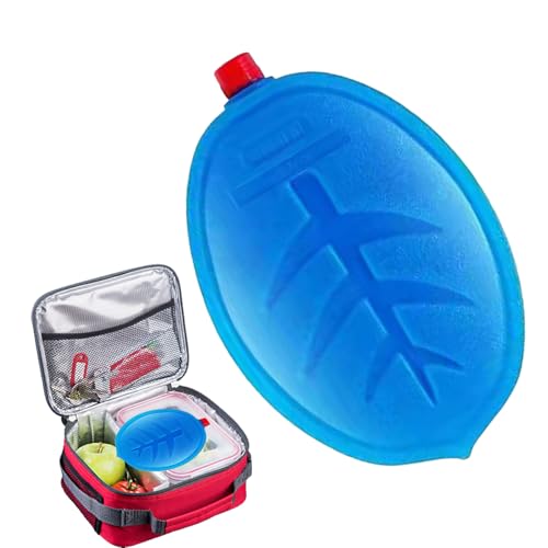 Paquete de bloques de congelador, bolsas de hielo reutilizables, diseño de congelación rápida que mantiene la comida y las bebidas frescas durante horas, caja de refrigeración para lonchera, viajes