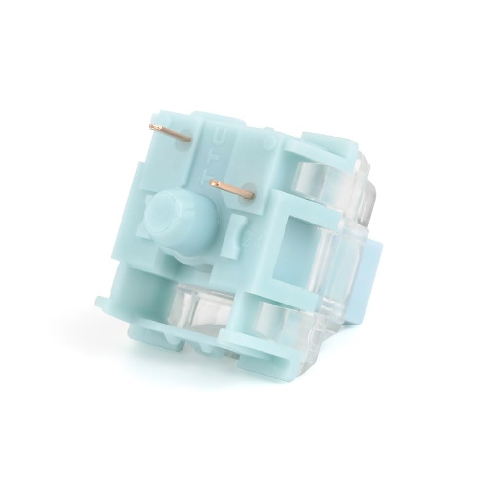 TTC Bluish White V2 Switch, Silent Tactile Pre-Lubed Switch for