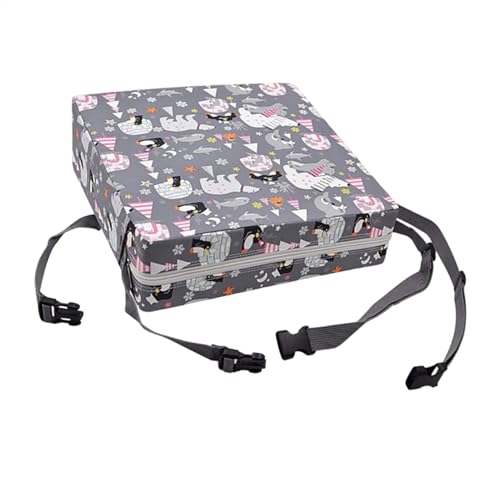 Qkbuza Rialzo per tavolo da pranzo, cuscino rialzante, regolabile, lavabile, comodo cuscino per sedia da pranzo, spesso per bambini