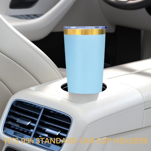 Image of 20 oz Tumbler Bulk Stainless Steel Tumbler,Sky Blue,12 Pack