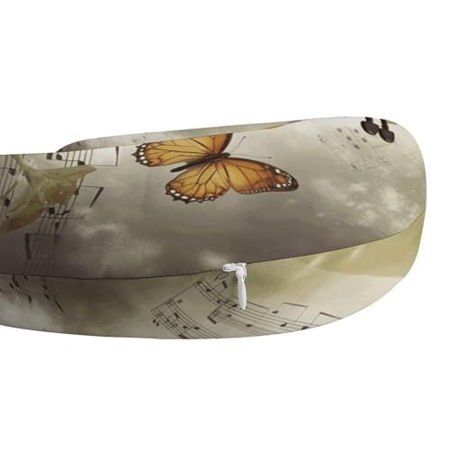 Almohada de viaje U espuma viscoelástica 30x25 cm miniatura 4