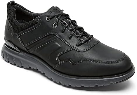 Rockport Men's Total Motion Sport Waterproof Ubal Sneaker, Black, 9 | Image 3
