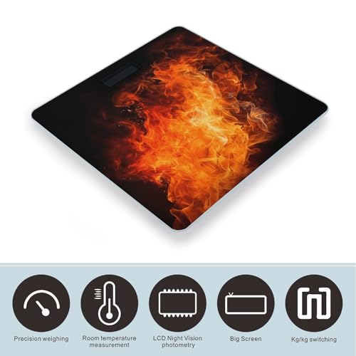 Báscula Digital de Baño Precisa con Vidrio Templado miniatura 3