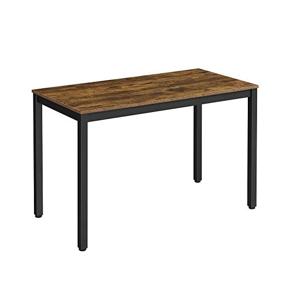 VASAGLE Large Computer Desk Sturdy Metal Frame Multifunctional Home Office Living Room Study Sturdy Modern