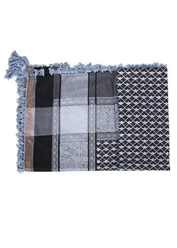 Image of Merewill Cotton Shemagh Tactical Desert Wrap Keffiyeh Head Neck Arab Scarf For Men 49 inchx49 inch