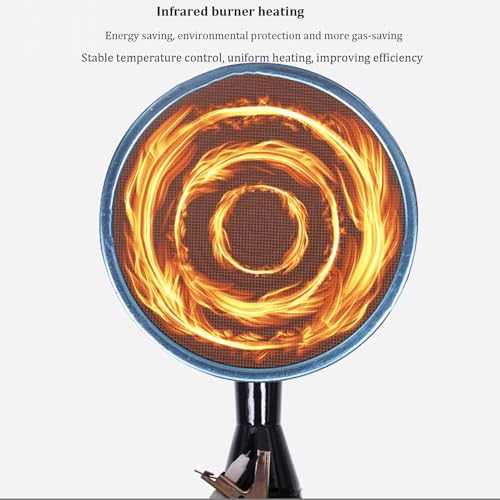 Kommerzielle Gas-Fritteuse, Edelstahl-Propan-Fritteuse mit Frittierkorb und Deckel für Familie, Restaurant, Küche, 11 l/22 l, professionelle Fritteuse – Bild 4