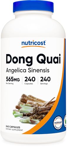 Nutricost Dong Quai 565mg, 240 Capsules (Angelica Sinensis) - Vegetarian Caps, Non-GMO, Gluten Free