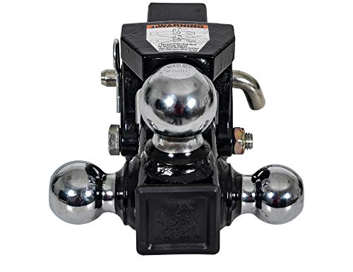 Image of Buyers Products 1802280 Tri-Ball Hitch with Hook for 2.5 Inch Receiver