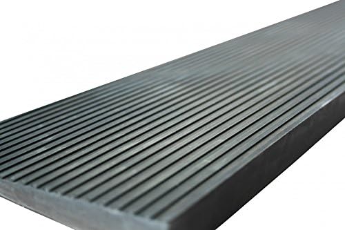 Threshold Solid Rubber Ramp Kerb Ramp for Wheelchair 8 x 80 x 900 mm
