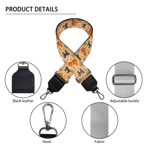 Image of Adjustable Purse Strap Replacement, Wide Shoulder Canvas Bag Strap, Crossbody Handbag Strap