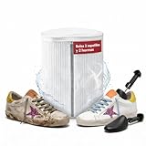 ✅ STOP ZAPATILLAS DEFORMADAS - Olvídate de sacar tus zapatillas favoritas aplastadas o deformadas tras el lavado. A diferencia de las bolsas simples, el Kit ANGAHE es el único que incluye 2 HORMAS AJUSTABLES de regalo. Colócalas antes de lavar para mantener la forma original de la puntera y estructura, asegurando que tus sneakers salgan impecables y como nuevas.