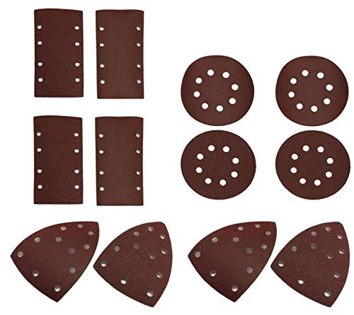 Parkside schuurpapier set 12 stuks voor multifunctionele schuurmachine PMFS 200 B2 - LIDL IAN 275401, 287977, 304370