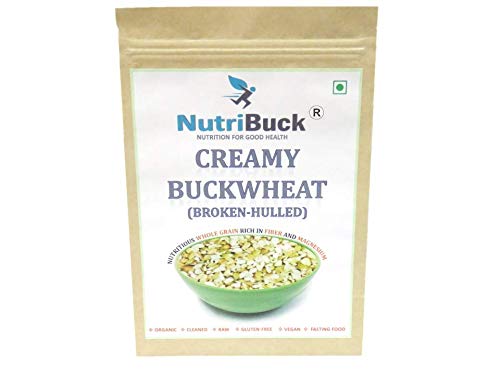 NutriBuck® Creamy Buckwheat | Broken Groats | Kuttu-Tukdi | Gluten-Free | Offers Nutrient-Rich Goodness and Versatile Culinary Delight for Wholesome, Health-Conscious Creations_ (900 grm)