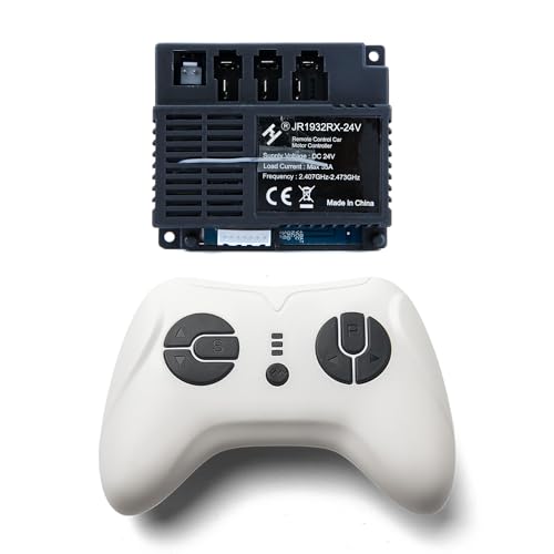 2.4G Bluetooth Remote Control and JR1932RX-24V Receiver Control Box Motherboard Kit for Children Electric Ride On Toys Parts