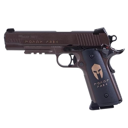 Sig Sauer 1911 Spartan Air Pistol (CO2 Cartridges are not Included)-Oil Rubbed Bronze